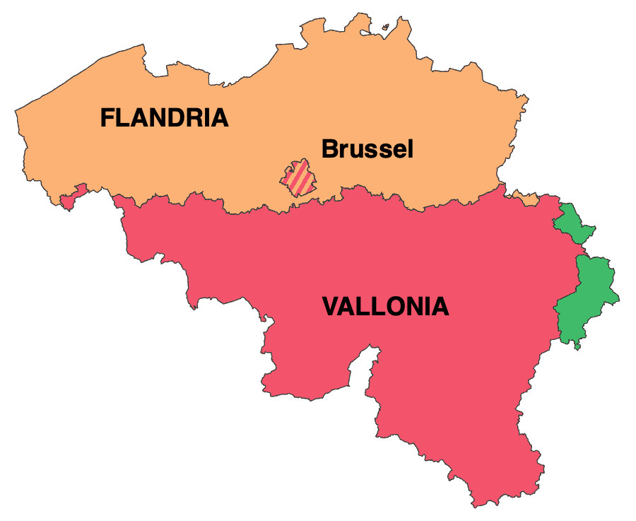 Flandria e Vallonia