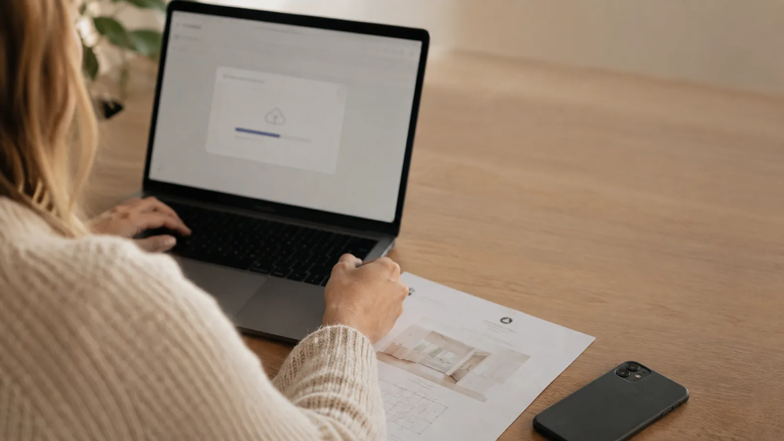Invio di un documento tramite il modulo di preventivo online